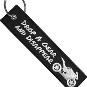 Drop A Gear And Disappear - Sleutelhanger - Motor - Scooter - Auto - Universeel - Accessoires