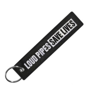 Loud Pipes Save Lives - Sleutelhanger - Motor - Scooter - Auto - Universeel - Accessoires