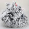 Helmcovers  - Grey Long Hair Bunny - Helmcover - Motor - Scooter - Universeel - Accessoires