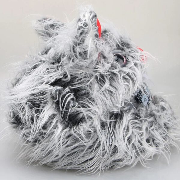 Helmcovers  - Grey Long Hair Bunny - Helmcover - Motor - Scooter - Universeel - Accessoires