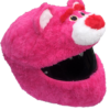 Helmcovers  - Pink Bear - Helmcover - Motor - Scooter - Universeel - Accessoires