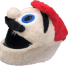 Helmcovers  - Funny Red Puppet - Helmcover - Motor - Scooter - Universeel - Accessoires