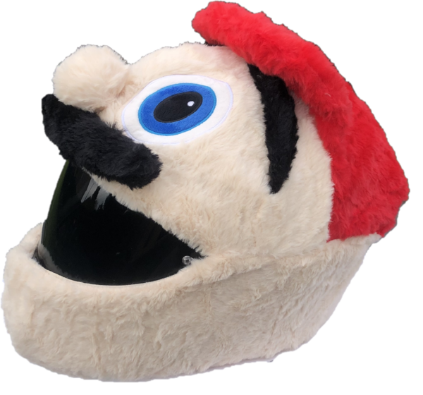 Helmcovers  - Funny Red Puppet - Helmcover - Motor - Scooter - Universeel - Accessoires
