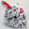 Helmcovers  - Grey Long Hair Bunny - Helmcover - Motor - Scooter - Universeel - Accessoires