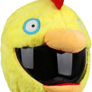 Helmcovers  - Yellow Chicken - Helmcover - Motor - Scooter - Universeel - Accessoires