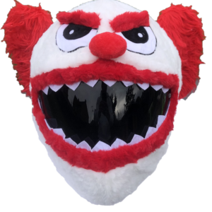 Helmcovers  - Killer Clown - Helmcover - Motor - Scooter - Universeel - Accessoires
