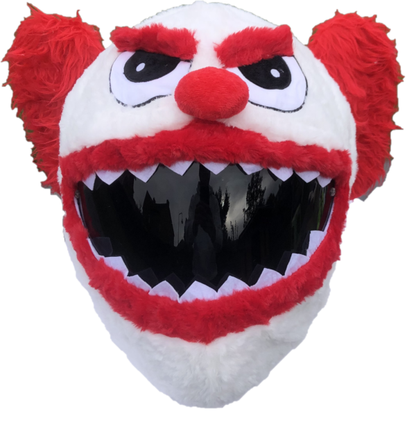 Helmcovers  - Killer Clown - Helmcover - Motor - Scooter - Universeel - Accessoires