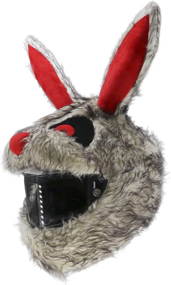 Helmcovers  - Horror Bunny - Helmcover - Motor - Scooter - Universeel - Accessoires
