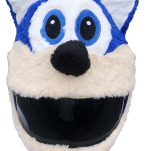 Helmcovers  - Fast Funny Blue - Helmcover - Motor - Scooter - Universeel - Accessoires