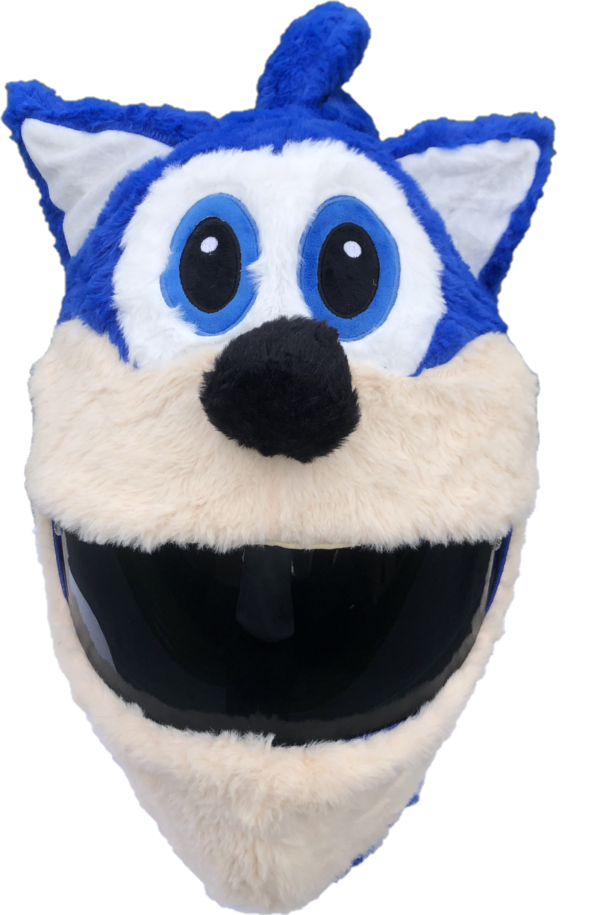 Helmcovers  - Fast Funny Blue - Helmcover - Motor - Scooter - Universeel - Accessoires