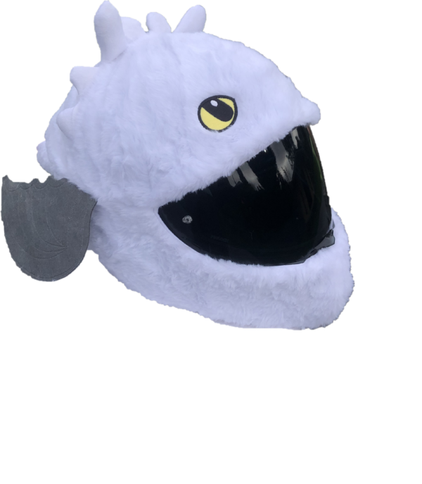 Helmcovers  - White Dragon - Helmcover - Motor - Scooter - Universeel - Accessoires